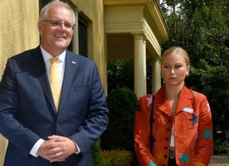 Australia freaks out over Scott Morrison and Grace Tame photo while pedos rule the world