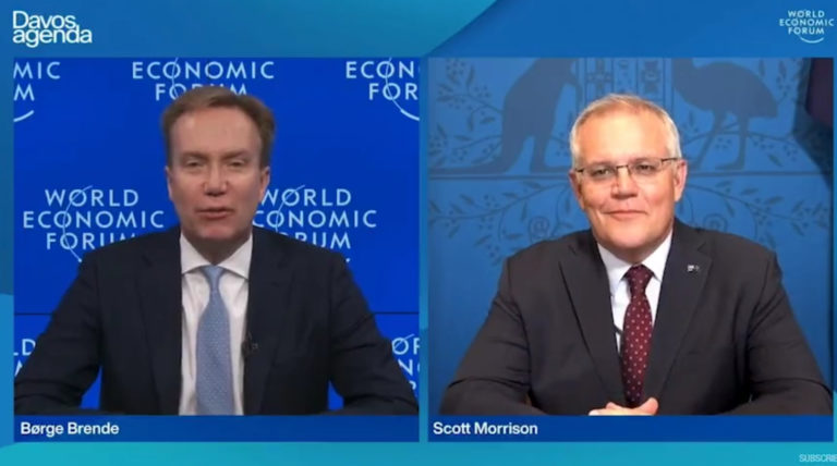 Evidence that Scott Morrison is a WEF Shill