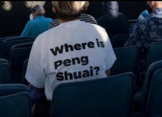 Chinese woman ordered to remove “political” t-shirt at Australian Open