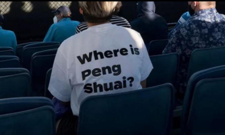 Chinese woman ordered to remove “political” t-shirt at Australian Open