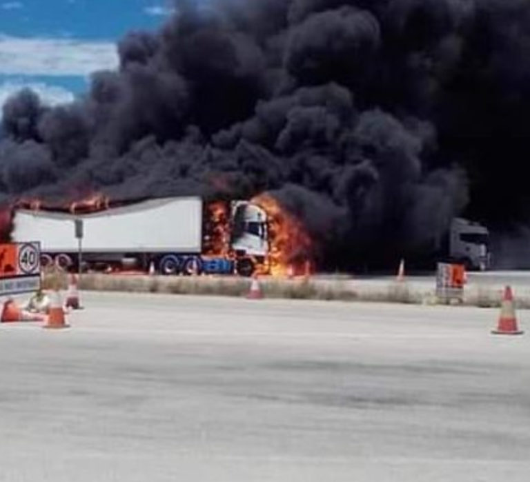 COVID INFERNO: Trucks Explode At Covid Checkpoint