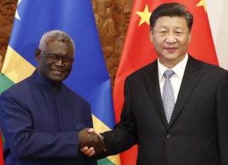 CHINA TIGHTENS THE NOOSE: Signs Security Deal With Solomon Islands