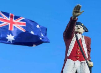 Antiwhites Destroy Captain Cook Statue