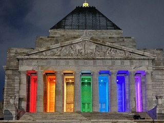 Shrine of Remembrance to be DEFILED with Groomer Rainbows