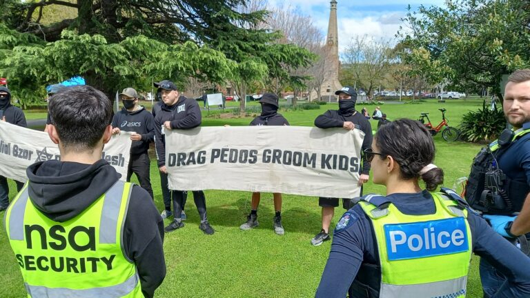 White Australians Shut Down Satanic Groomer Event in Melbourne