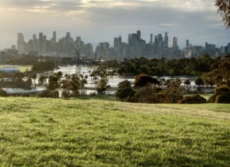 Melbourne flooded by rain which was never going to fall