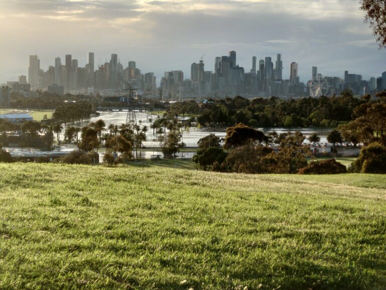 Melbourne flooded by rain which was never going to fall