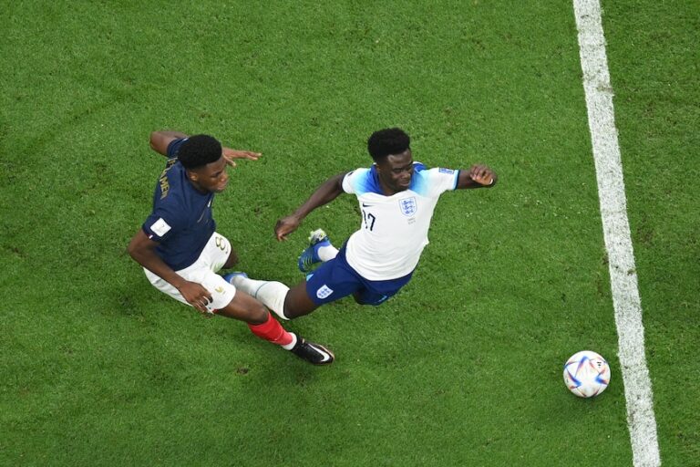 England’s negroes lose to France’s negroes at World Cup