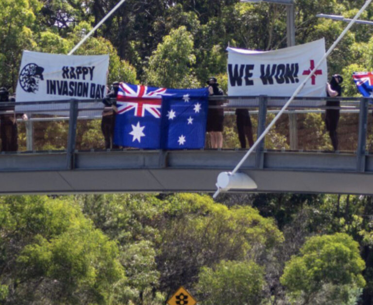 Australia Day Counter-Counter Protest: Happy Invasion Day, We Won