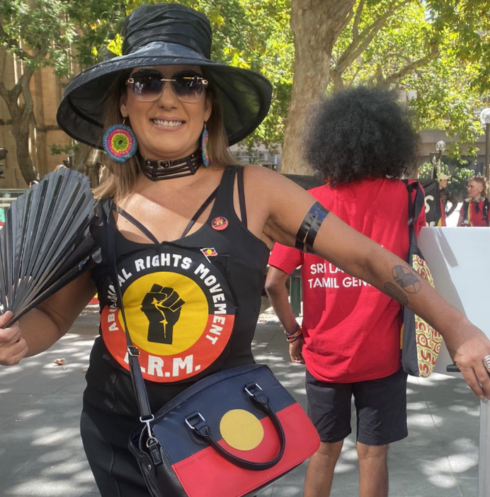 Loony Lidia Thorpe EVICTED from Sydney Sodomy Parade