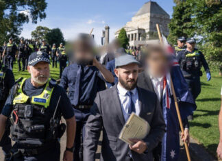 Victoria Police Defile Shrine Again: Harass EAM members on Anzac Day