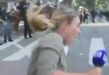 The whole of Australia is laughing at Journalist shot with Rubber Bullet